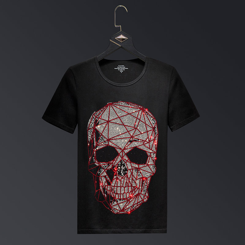 Streetwear Brand Marketing - Plus Size 2025 Fashion Skull Rhinestones