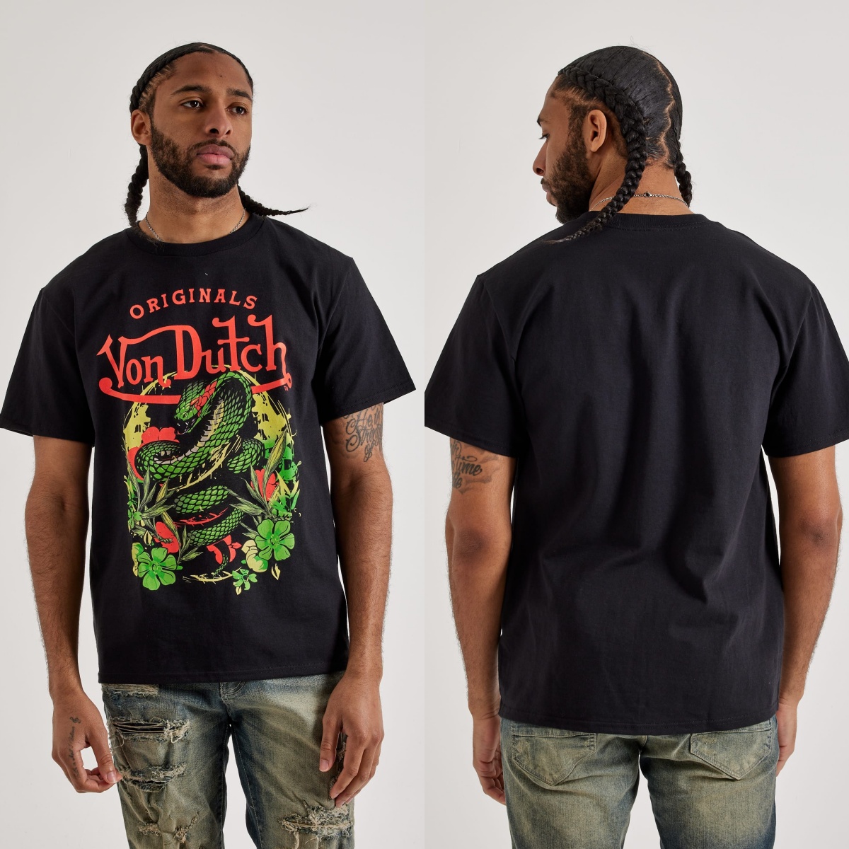 Streetwear Brand Trends - Koszulka Snake Von Motorcycle Street Trend