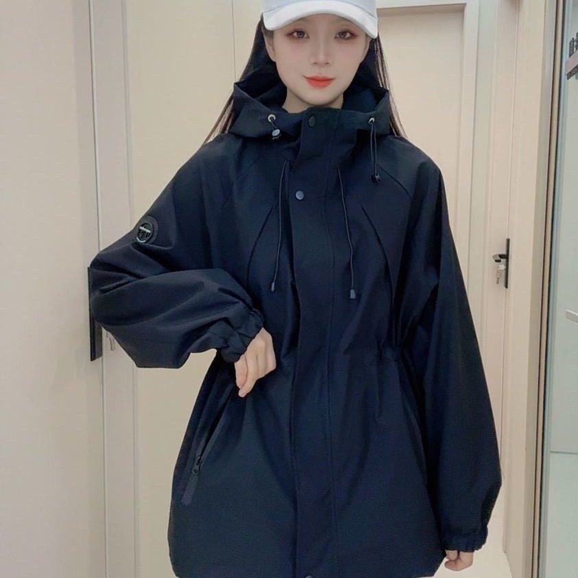 Streetwear Brand China - Kurtka z kapturem, damska, idealna na