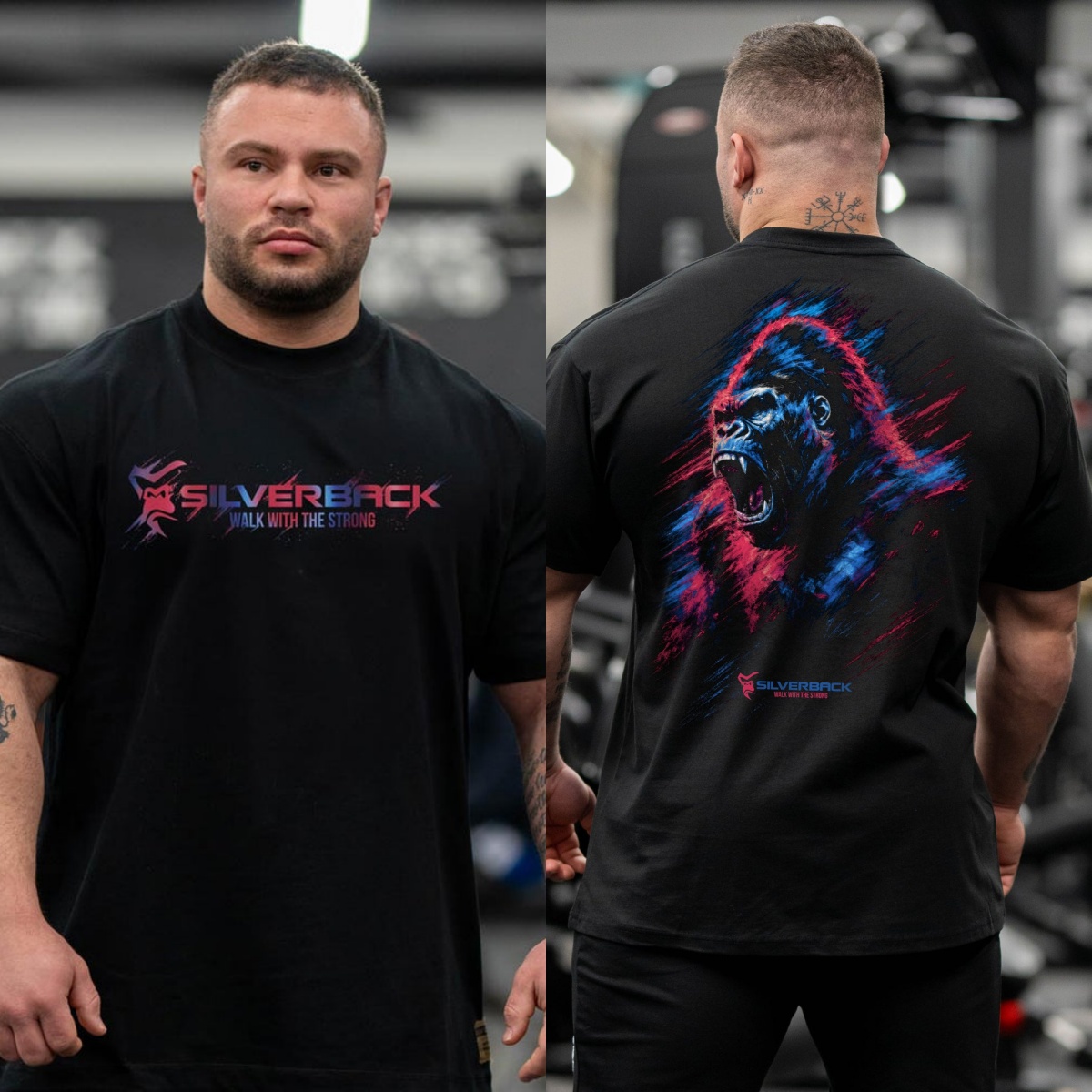 Streetwear Brand Trends - Pulse Oversized Silverback GYM Fitness Treningowa