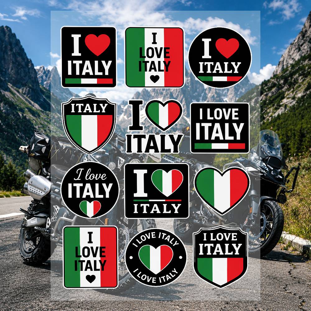 Zestaw naklejek marki A-Italy  – Streetwear Brand Italy recenzja i cena